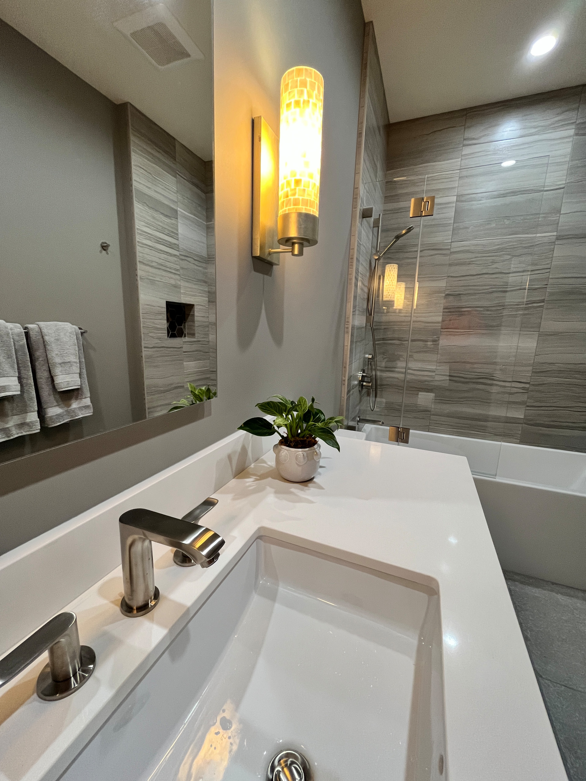 Novato |  Contemporary Bathroom Remodel