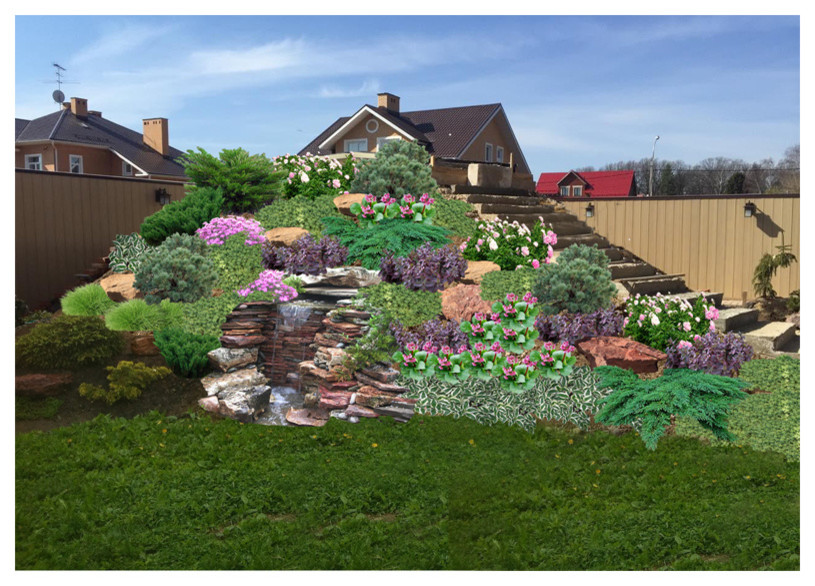 2D визуализация частного сада