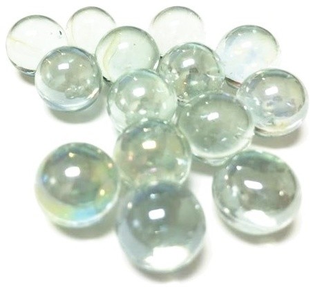 Glass Vase Filler Clear Marbles 5 Lb Bag Contemporary