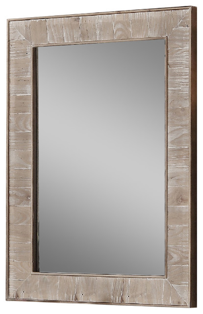 26"x36" Solid Recycled Fir Mirror