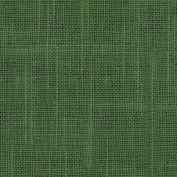 Dark Green Lightweight Linen Blend Fabric