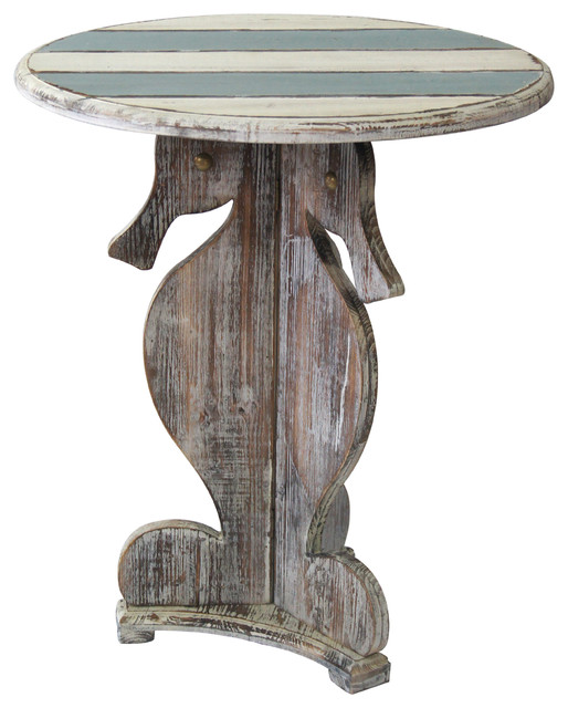 Crestview Nantucket Seahorse Accent Table Crestview Nantucket Seahorse Accent Table