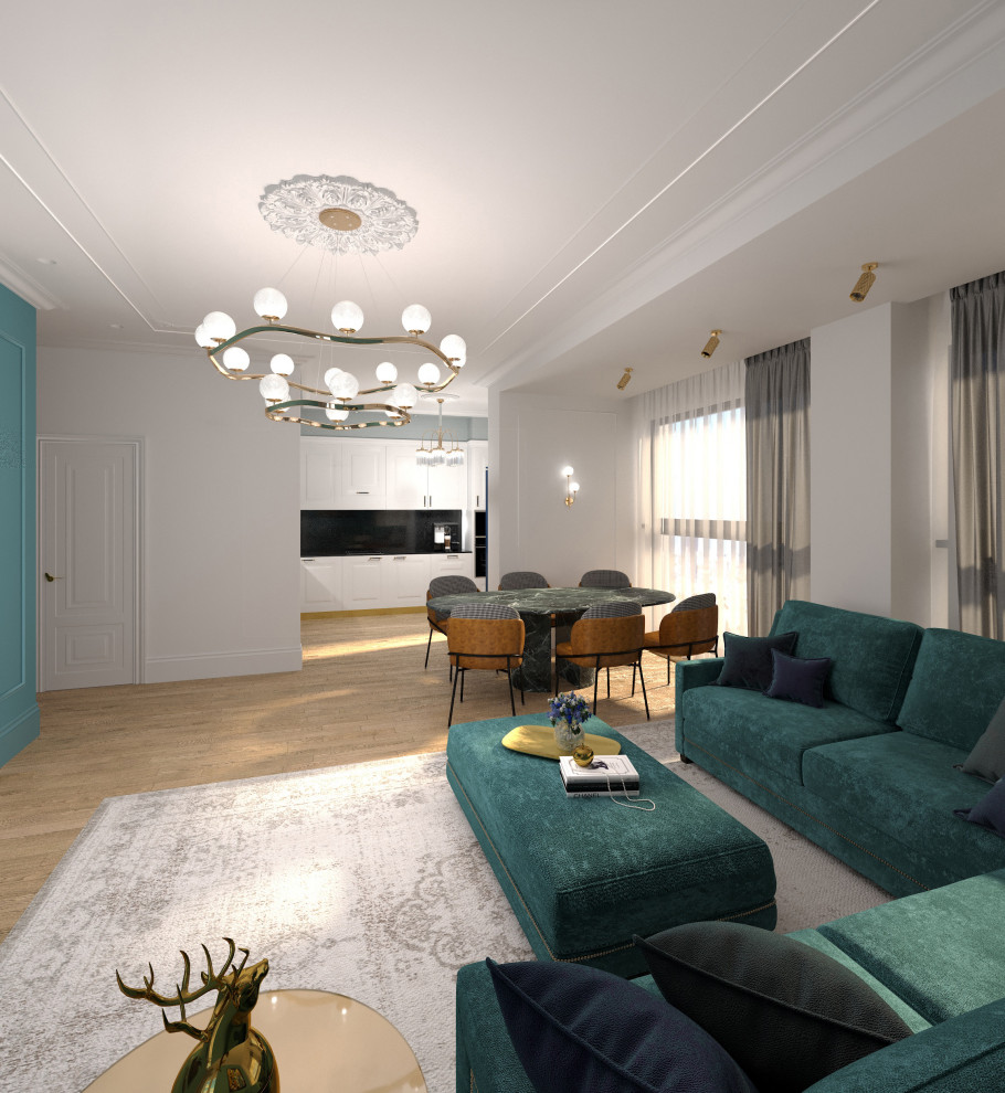 Трёхкомнатная квартира  101 м.кв.