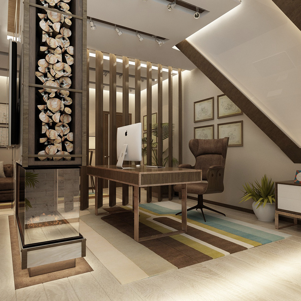 Двухэтажный дом в современном стиле