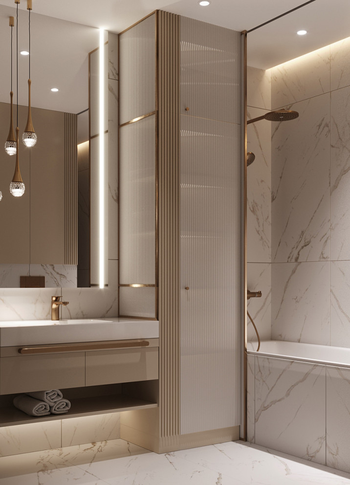 Ванная комната. Из дизайн проекта в Эльтауне