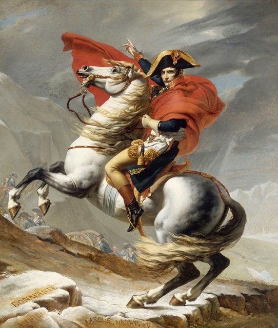 Digitally Restored Vector Painting Of Napoleon Bonaparte ...
 Napoleon Bonaparte Horse Painting