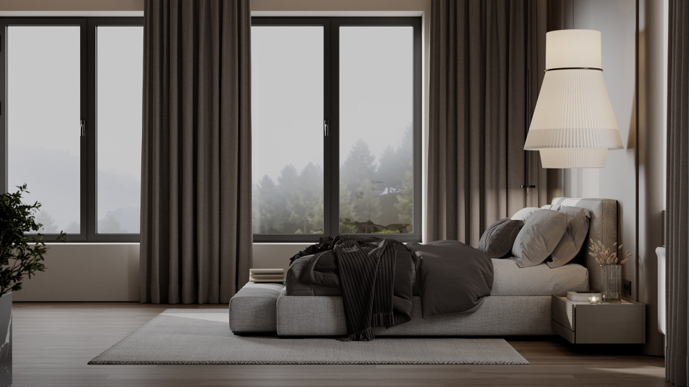 Мастер - спальня в загородном доме