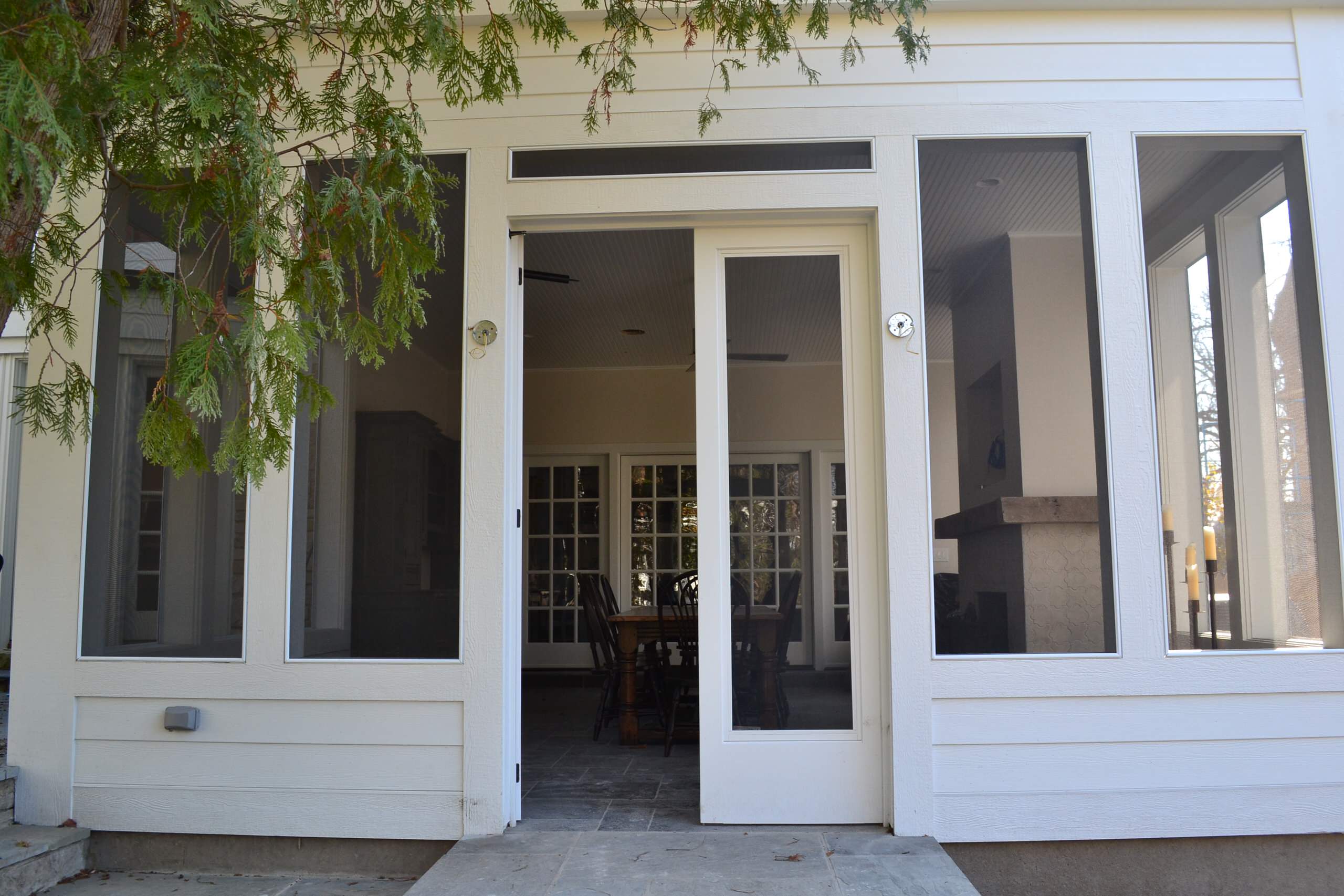Three - season-room & Front entry porch