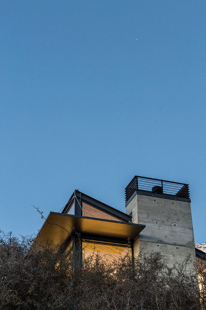 Raetz House industriell-fasad