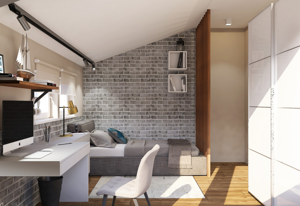 Современный двухэтажный жилой дом в Колтушах 130м2