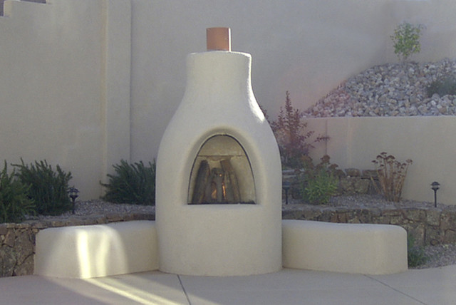 Adobelite El Pueblo Outdoor Kiva Fireplace