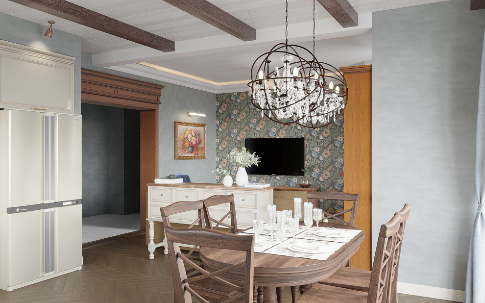 Гостиная, столовая, кухня