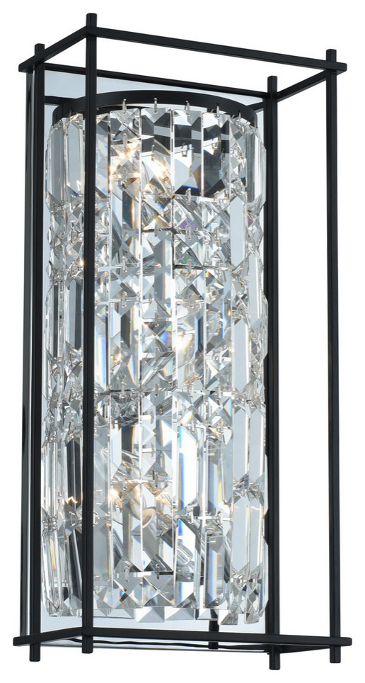 Joni Medium Wall sconce in Matte Black Contemporary Wall Sconces