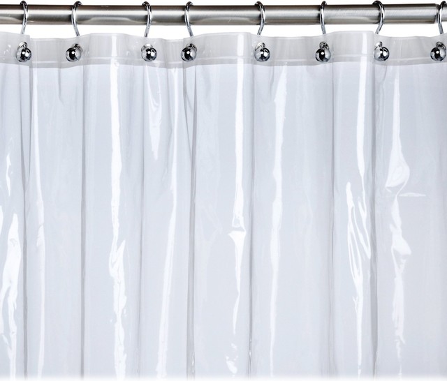 At Home with Meijer Clear Vinyl Stall Shower Curtain Liner