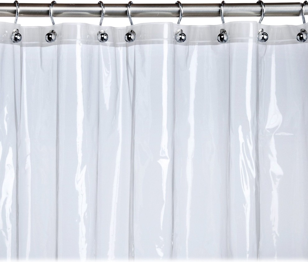 At Home with Meijer Clear Vinyl Stall Shower Curtain Liner