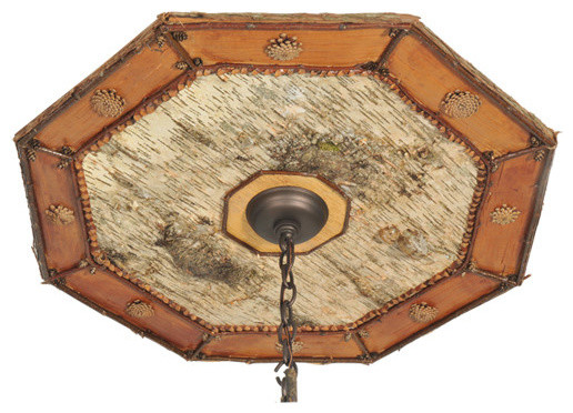 rustic ceiling medallion