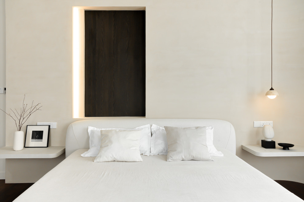 This is an example of a Scandinavian bedroom in Singapore.