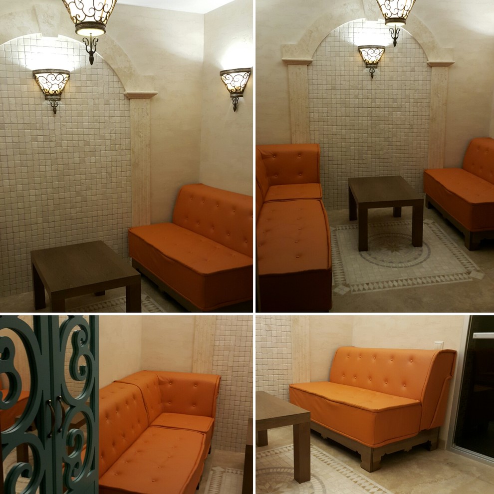 Диваны в турецком стиле в комнату отдыха в зону хамам.