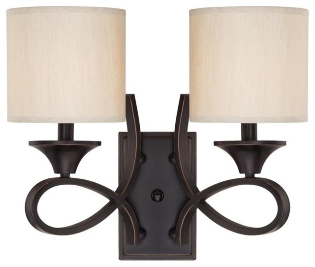 Westinghouse Lenola 2 Lt Wall Fixture Amber Bronze Beige Shades Westinghouse Lenola 2 Lt Wall Fixture Amber Bronze Beige Shades