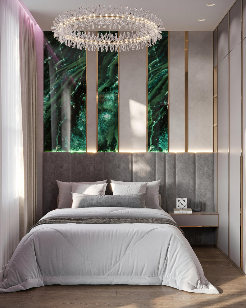 Роскошный дизайн квартиры в стиле современная классика в ЖК "Квартал Лахта парк"