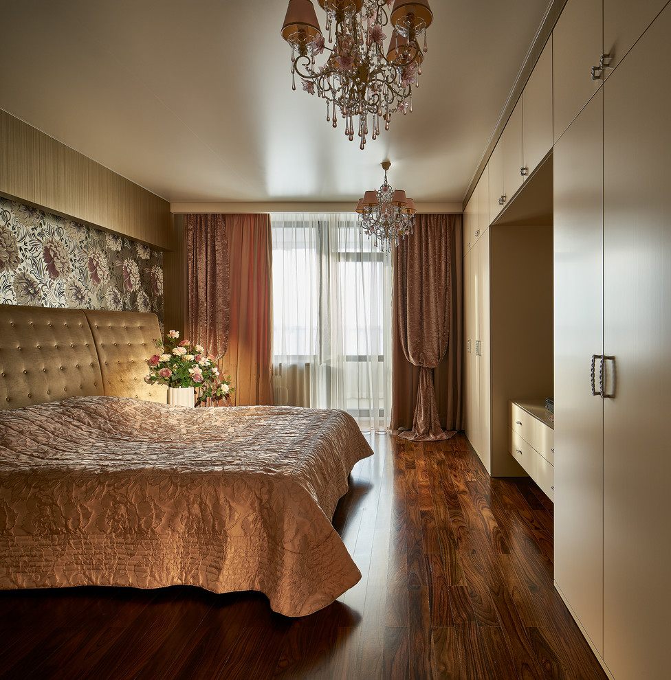 Квартира с восточными принтами на потолках