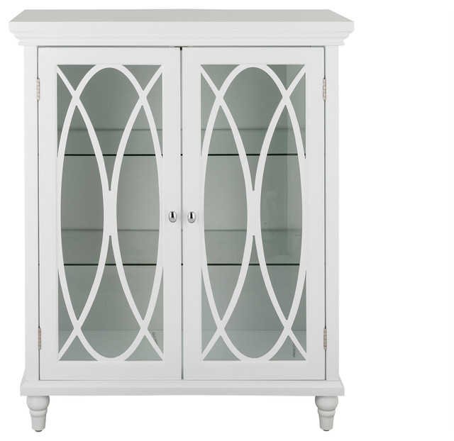 Florence Double Door Floor Cabinet Transitional Bathroom Florence Double Door Floor Cabinet