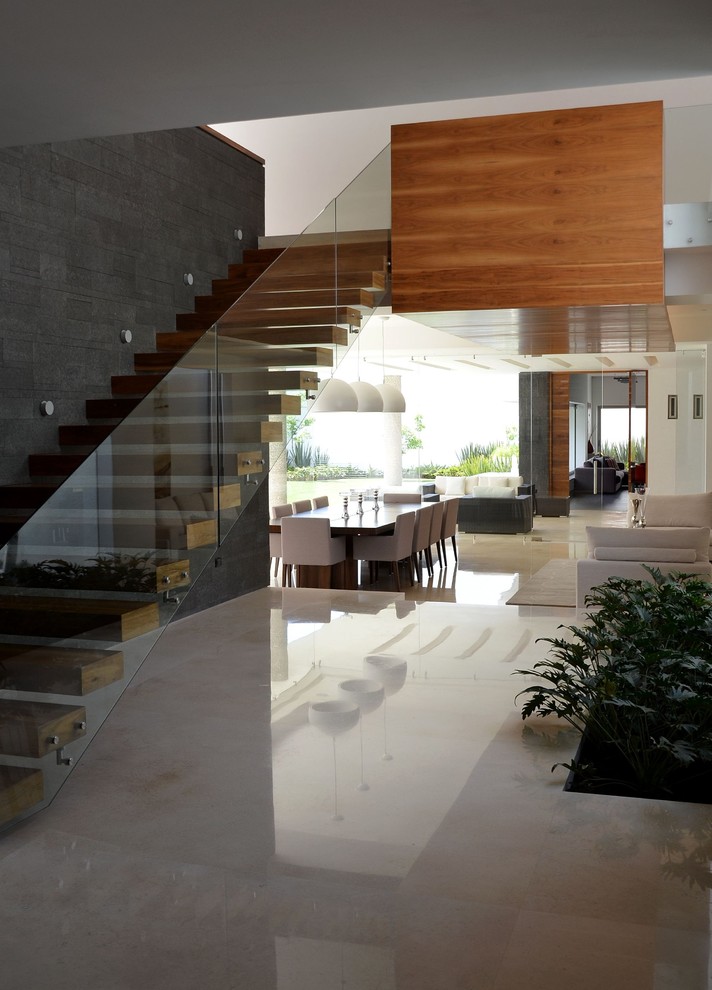 This is an example of a contemporary staircase in Other.