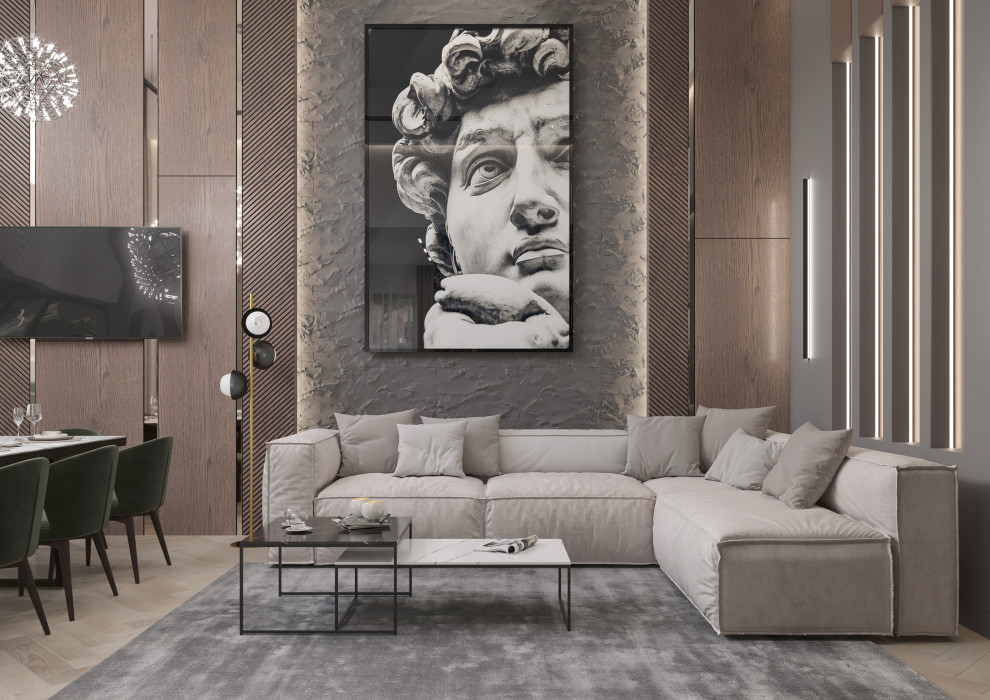 Кухня-гостиная (зона гостиной) 3