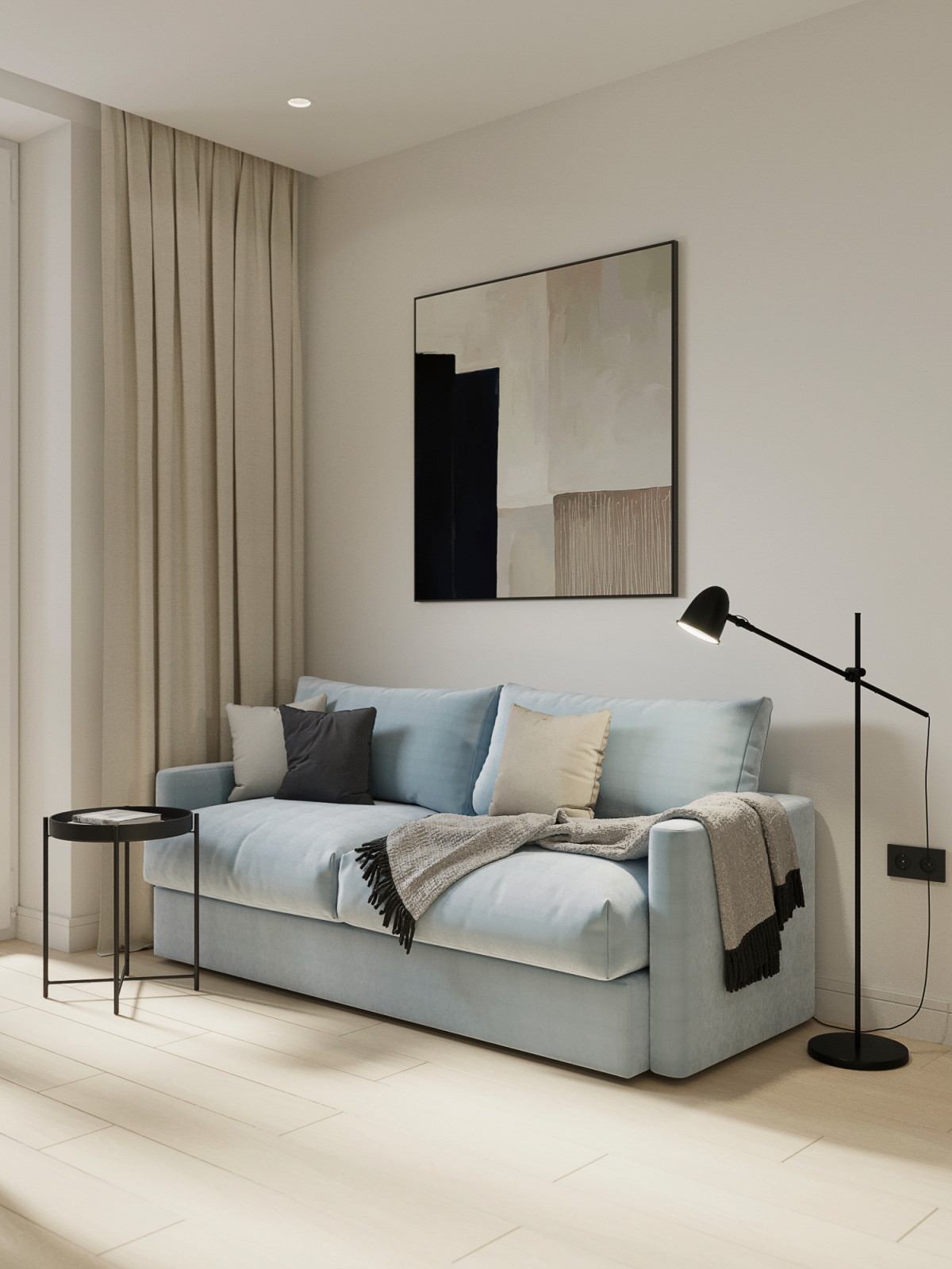 Визуализация гостиной