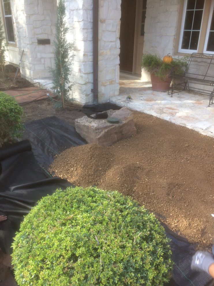 Clean out beds for new install of Drought Tolerant Low maintenance plants