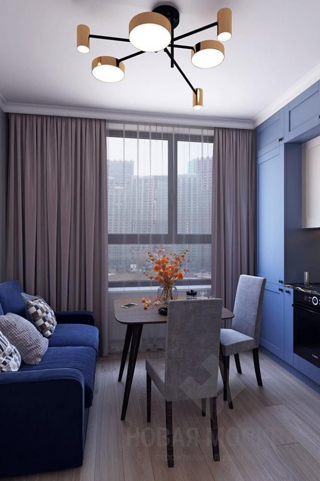 Дизайн-проект однокомнатной квартиры 34 кв.м в ЖК «Селигер Сити»