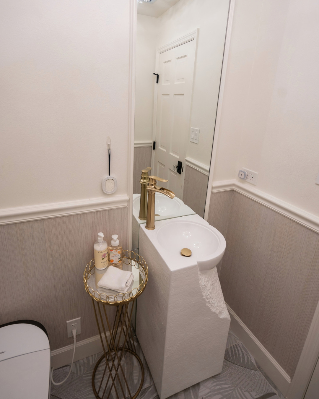 Luxury Powder Bathroom Renovation- Tampa