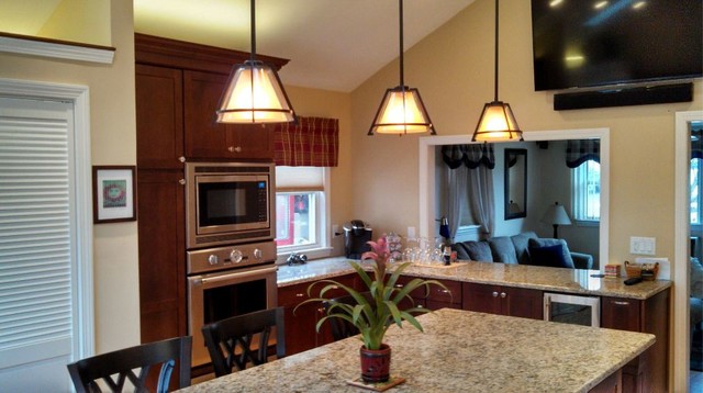 Cathedral Ceiling Kitchen american-traditional-kitchen