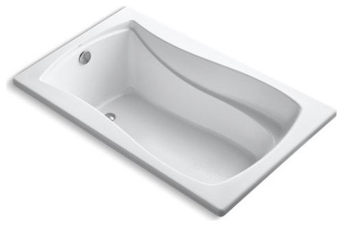 Kohler Mariposa 60" X 36" Drop-In Bath with Reversible Drain, White