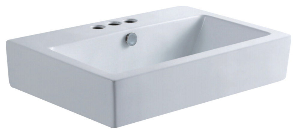 Fauceture Vessel Sink, White