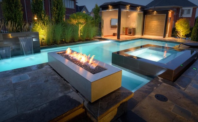 Paloform Robata Modern Rectangular Outdoor Fire Pit from Stardust Modern Design.  Robata is the ultimate modern outdoor fire place. Long and low