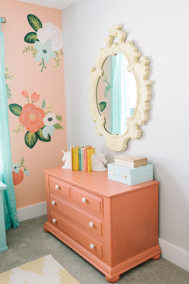 Floral Girls Bedroom by Design Loves Detail -  <a rel="nofollow noopener" target="_blank" href="http://jessiealexisphotography.com">http://jessiealexisphotography.com</a></a>