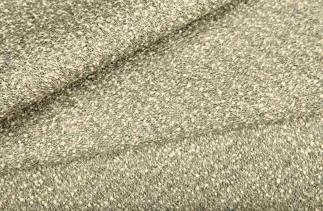 Woolen Upholstery Fabric in Icelandic Grey