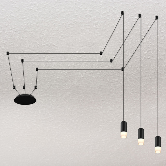 Expression Vecf48003bl 24 Ceiling Lighting Fixture Plug In Or