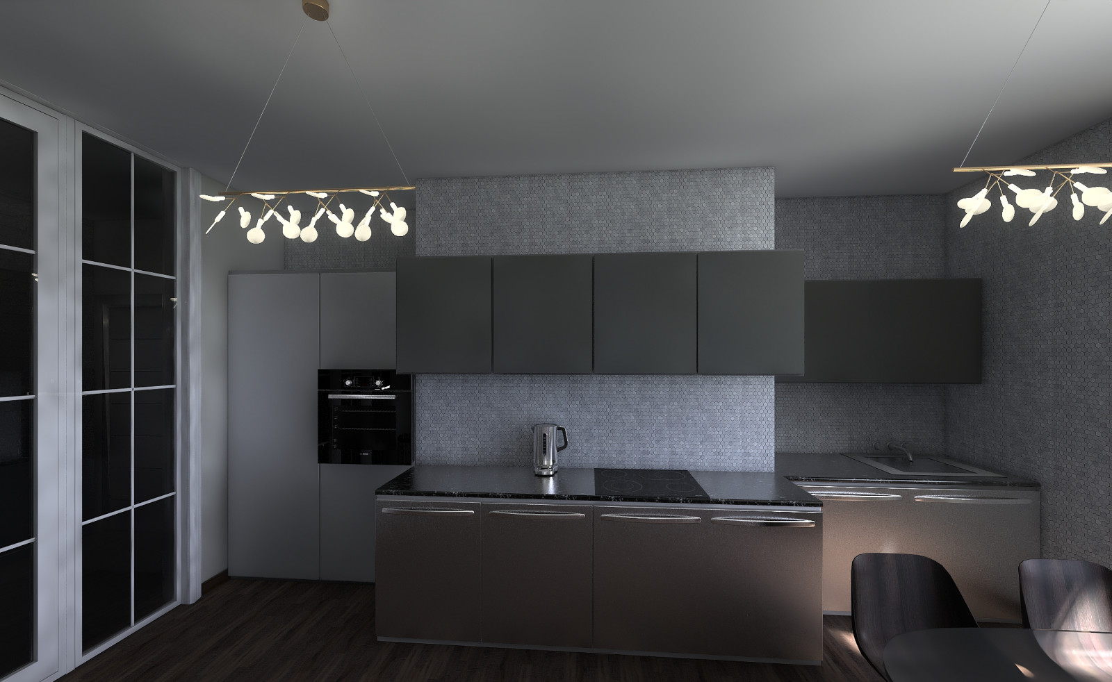 Загородный дом с элементами лофт