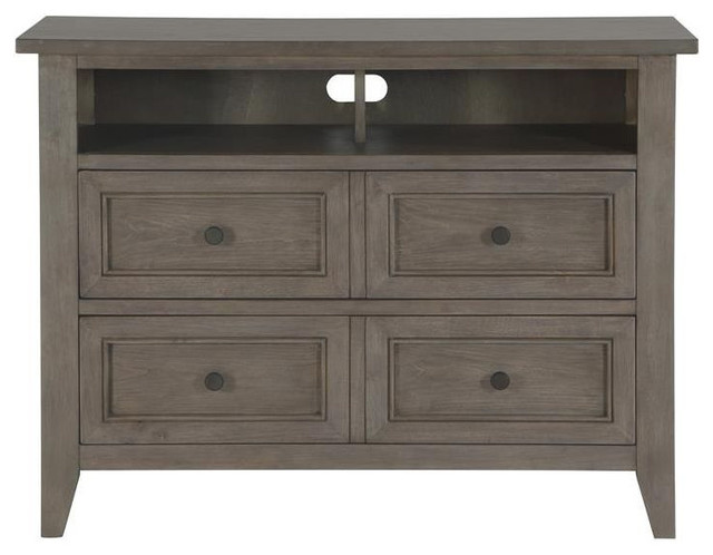 Magnussen Talbot Media Chest In Driftwood Contemporary Media
