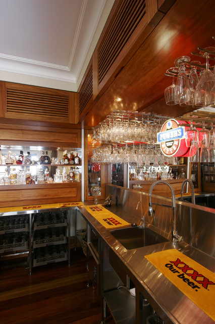 Bar contemporary-living-room