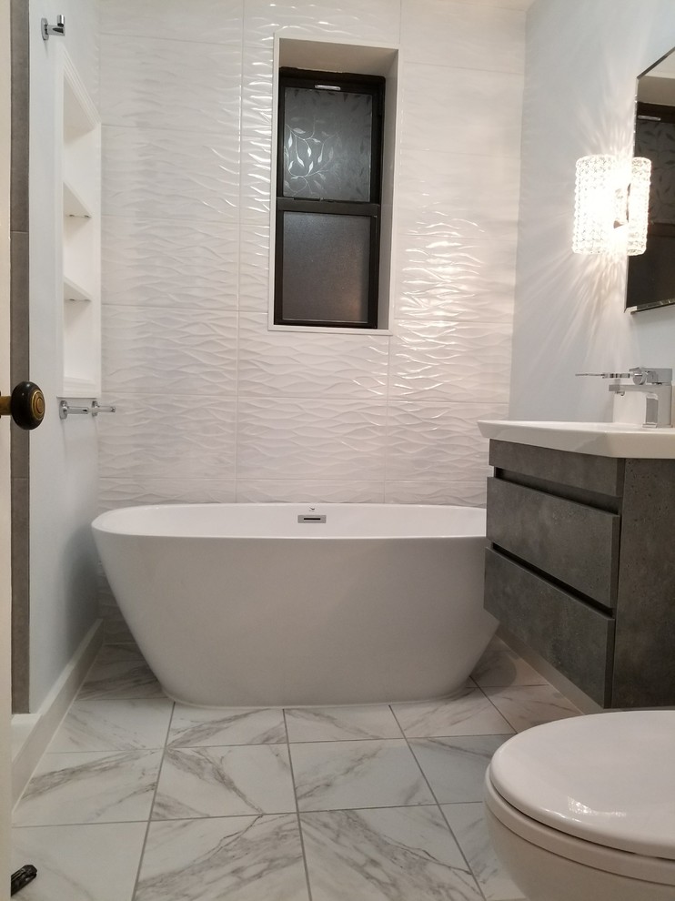 Complete bathroom renovation in Forest Hills