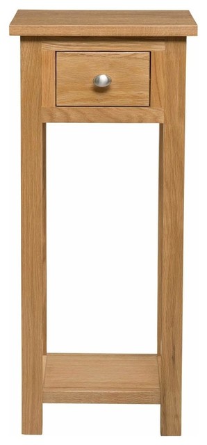 Tall Slim Bedside Table Natural Solid Wood With 1 Drawer And Open Tall Slim Bedside Table Natural Solid Wood With 1 Drawer And Open Shelf