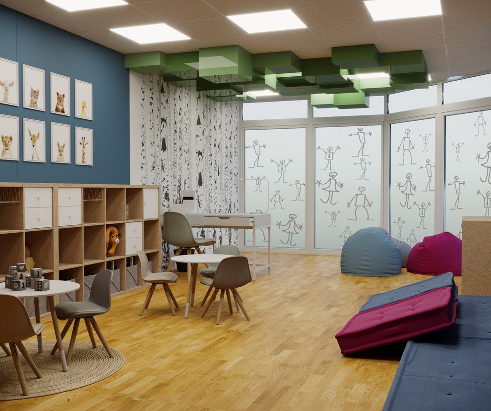 Проект детской игровой комнаты в фитнесс-центре "Румянцево"