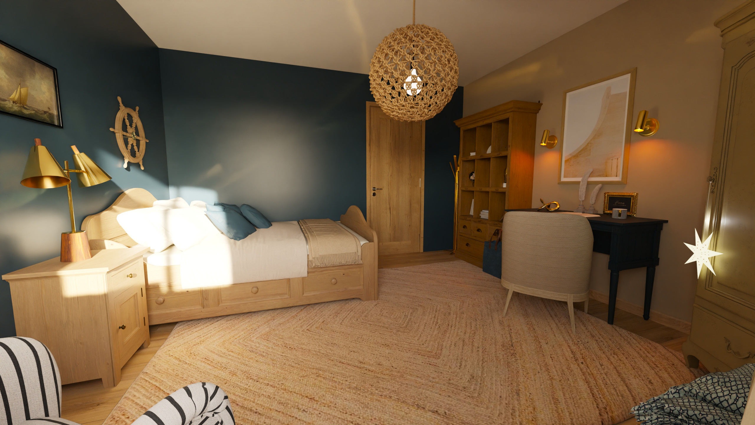 Modélisation Chambre adolescent noble