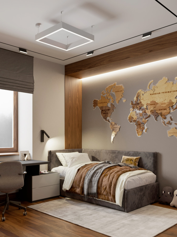 Современная городская квартира с панорамным остеклением в стиле ар-деко