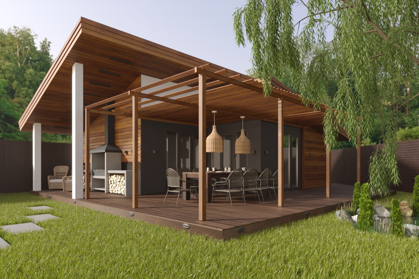 Беседка в КП Карасеозерский 1