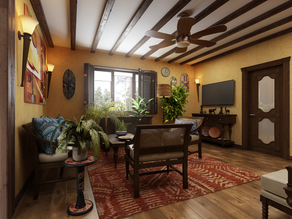 Гостевая в колониальном стиле