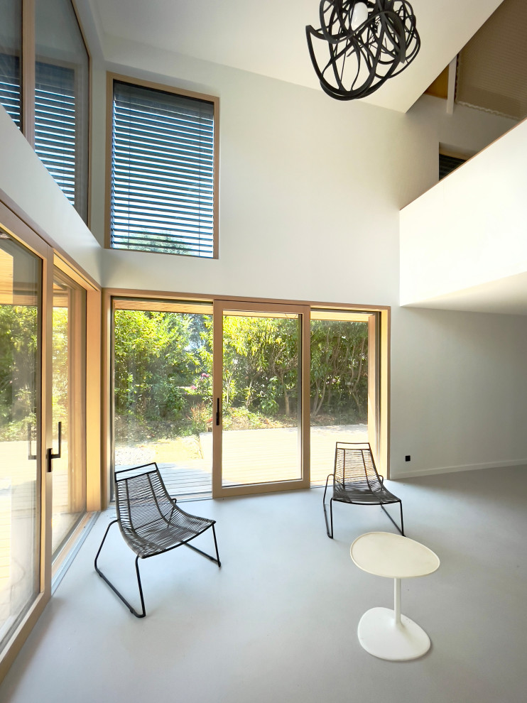 (En cours) Maison ossature bois mixte enduit, bardage bois